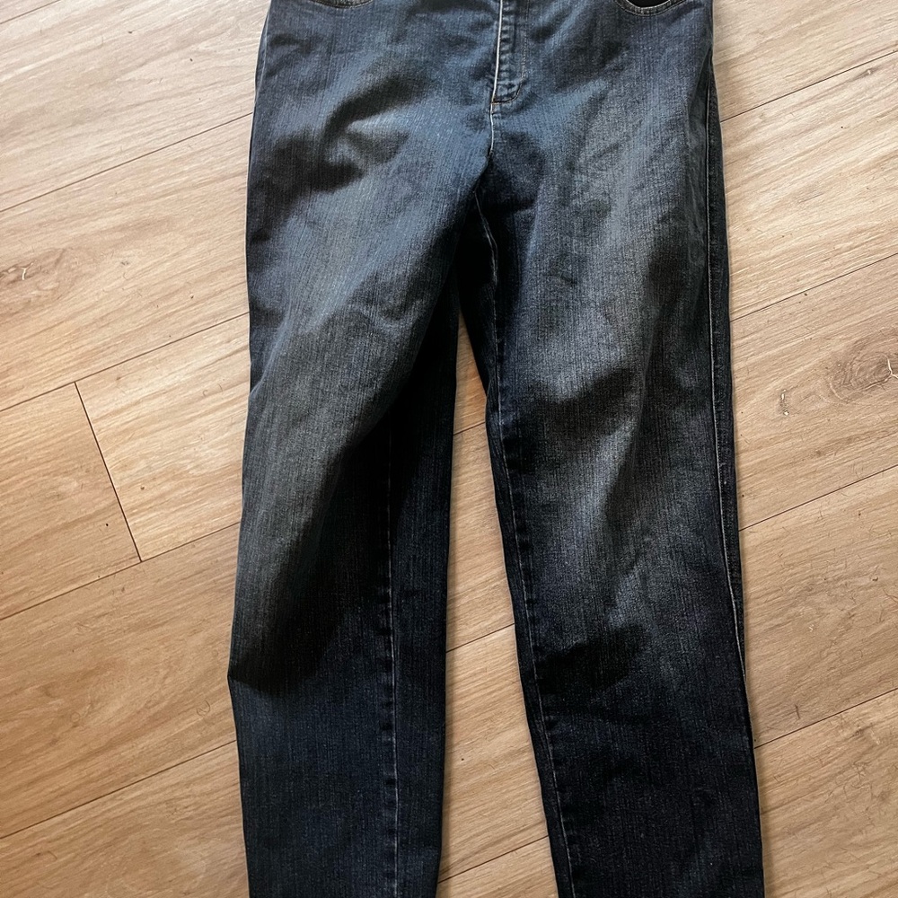 Dana Buchman Diva Gray Denim Jeans
